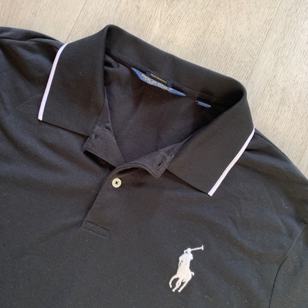 Polo Golf Ralph Lauren Mens Pro Fit Performance Polo Shirt Black XL RN41381